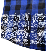 Load image into Gallery viewer, LA DODGERS GRUNGE FLANNEL