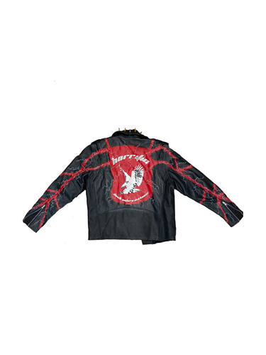 Horrific Red Eagle leather jacket