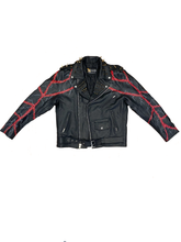 Load image into Gallery viewer, Horrific Red Eagle leather jacket