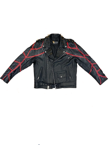 Horrific Red Eagle leather jacket