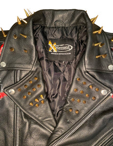 Horrific Red Eagle leather jacket