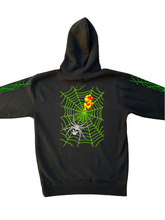 Load image into Gallery viewer, Horrific spider hoodie