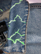 Load image into Gallery viewer, Horrific designs Custom Metallica jacket mens L denim