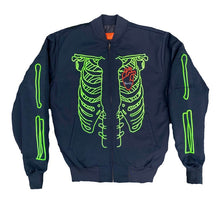 Load image into Gallery viewer, Horrific Neon Skeleton Jacket