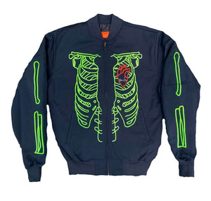 Horrific Neon Skeleton Jacket