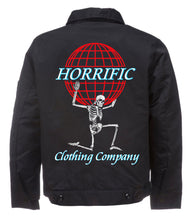 Load image into Gallery viewer, Horrific globe dickies jacket